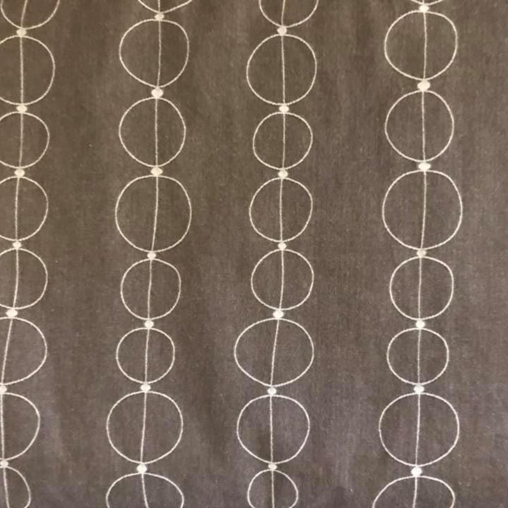 Set of 2 Thomas O’Brien Vintage Modern Curtain Panels, Gray